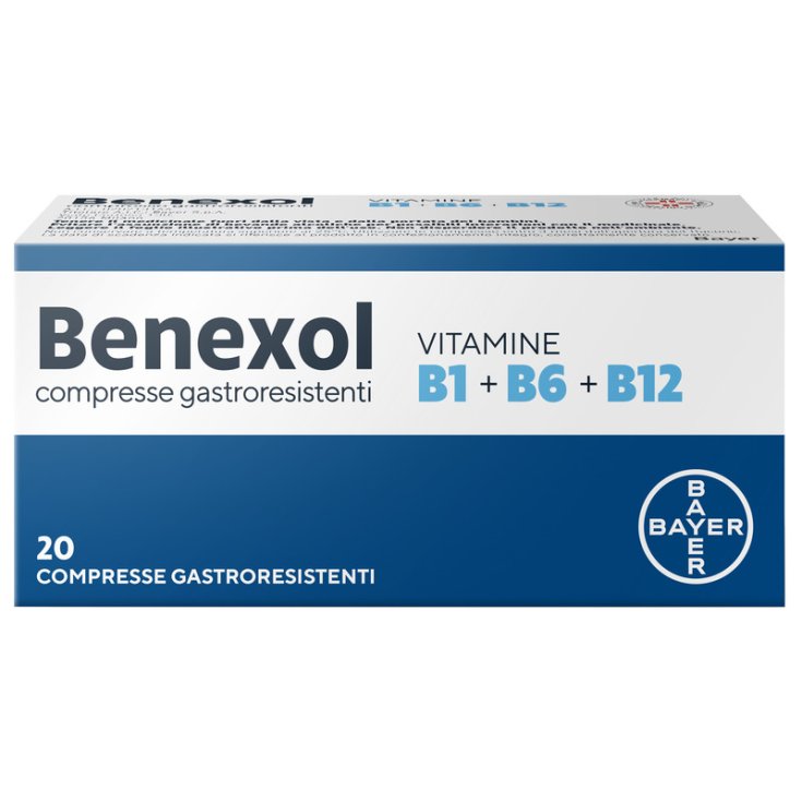Benexol Trattamento per Carenza Vitamine B 20 Cpr Gastroresistenti Benexol Trattamento per Carenza Vitamine B 20 Cpr Gastroresistenti