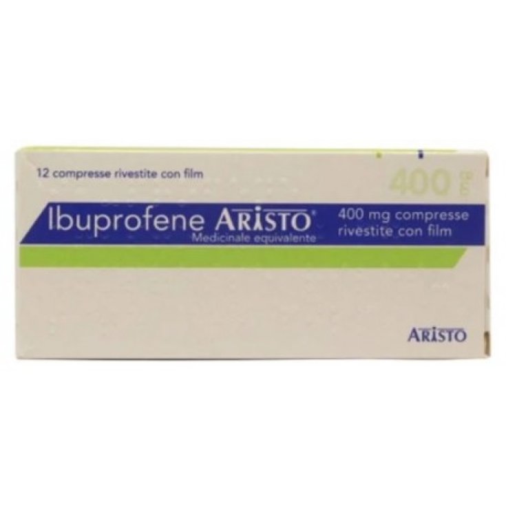 Ibuprofene Aristo 400mg, 12 Compresse Rivestite con Film Ibuprofene Aristo 400mg, 12 Compresse Rivestite con Film