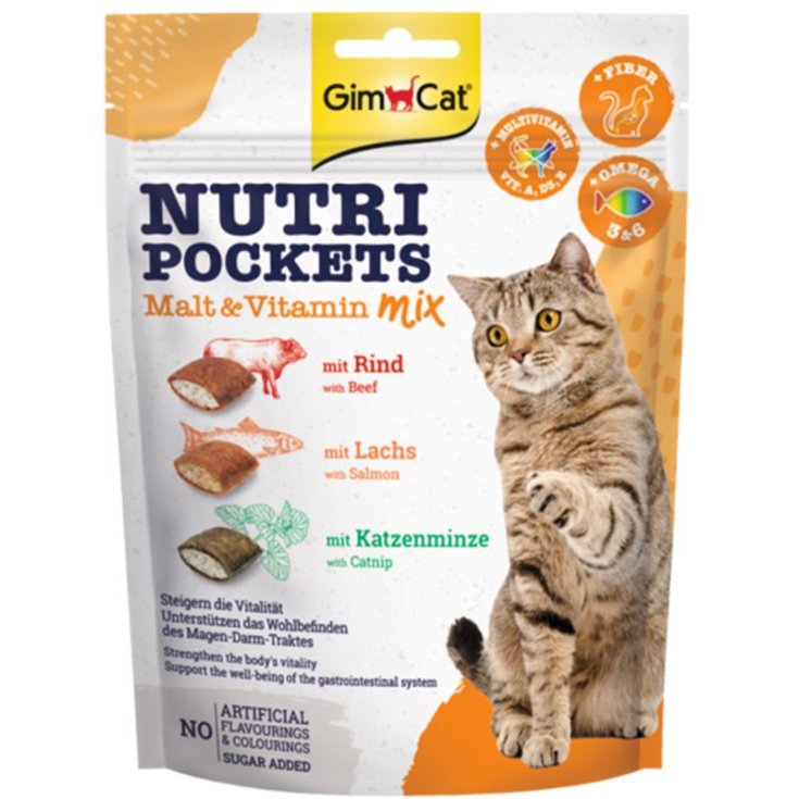 GimCat Nutri Pockets Fish con Tonno - 60GR