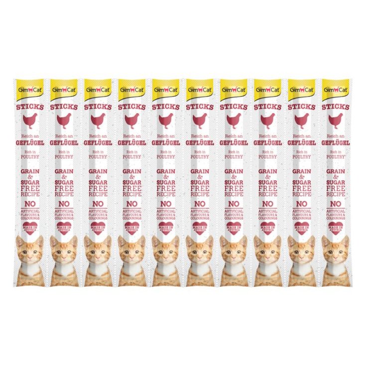 GIMCAT STICK POLLO E FR.BOSCO 3X5 GR