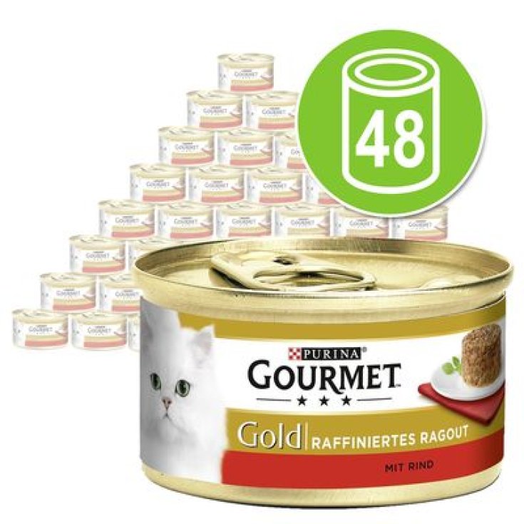 Gourmet Gold Intrecci di Gusto Pollo e Manzo - 85GR