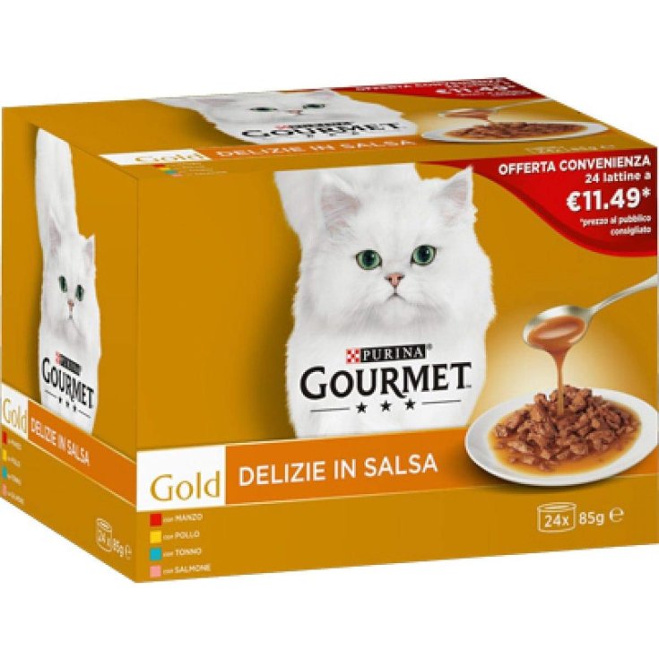 GOURMET GOLD DELIZIE IN SALSA 24X85GR