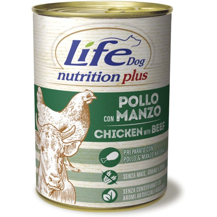 Life Dog Nutrition Plus Manzo e Pollo - 400GR