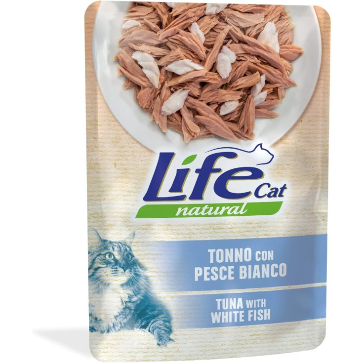 Life Cat Natural Adult Tonno con Pesce Bianco - 70GR