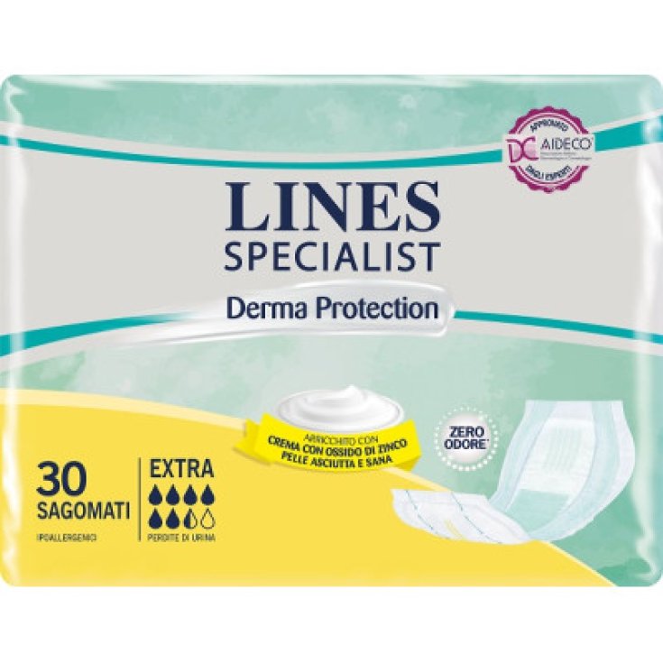 Pannoloni Sagomati Derma Protection Extra Lines Specialist 30 Pezzi