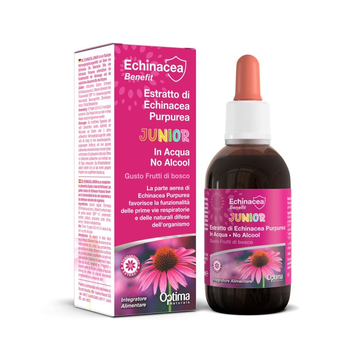 Echinacea Estratto No Alcool Optima Naturals 50ml