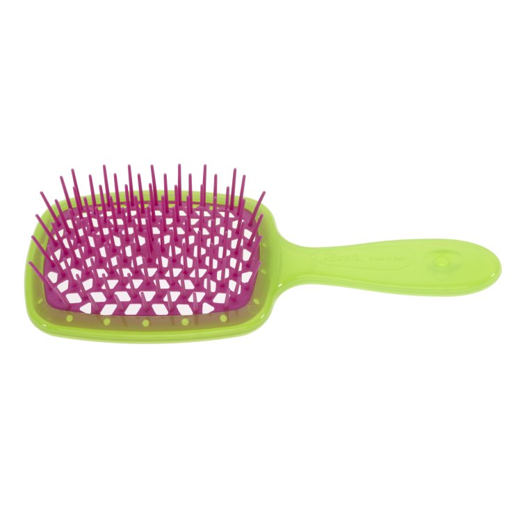 Spazzola Superbrush Verde/Fucsia J&auml;neke 1 Pezzo