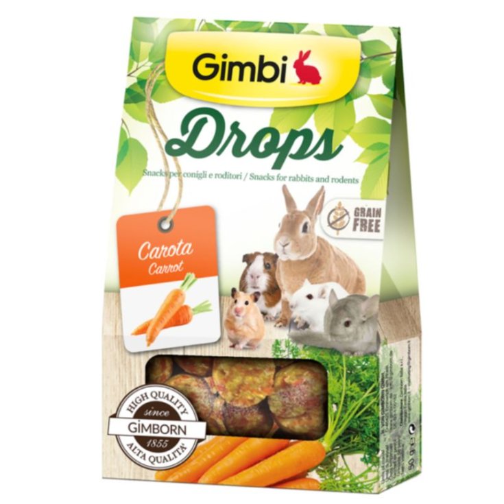 GIMBI DROPS C/CAROTE 50GR
