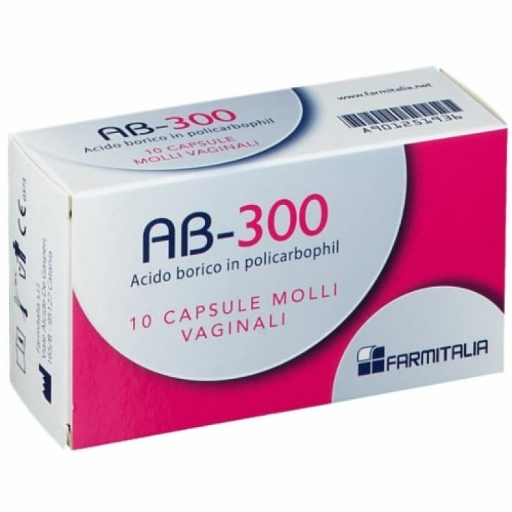 AB-300 Capsule Vaginali Farmitalia 10 Capsule Molli Vaginali