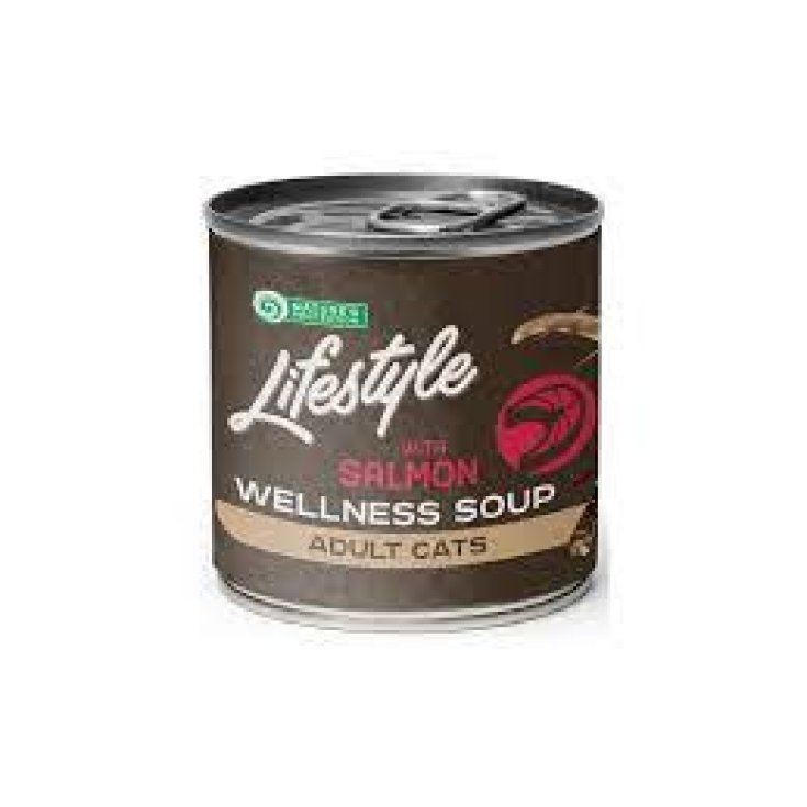 NP LIFESTYLE SOUP STERILI CAT SALMON 140