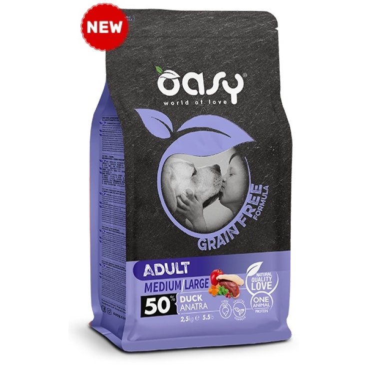 OASY CANE GF - ADULT MED/LARG ANATRA 2,5