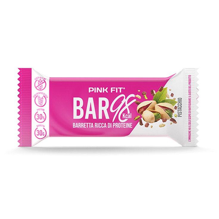 Pink Fit&reg; Bar 98 Pistacchio ProAction&reg; 30g