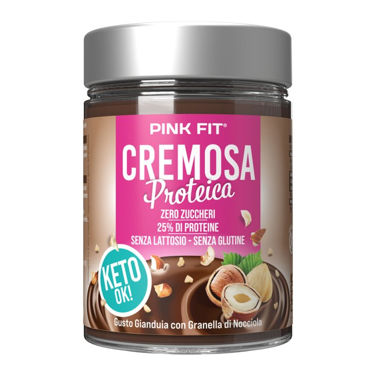 Pink Fit&reg; Cremosa Proteica Gianduia Proaction&reg; 300g