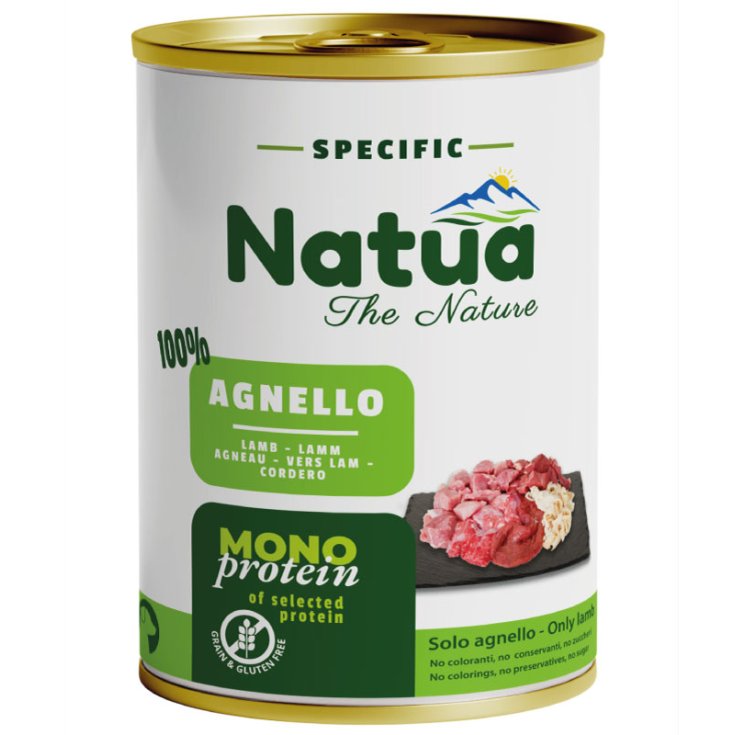 NATUA DOG AGNELLO 400G