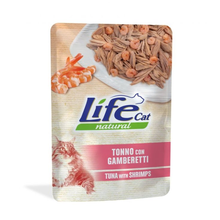 Life Cat Natural Adult Tonno con Gamberetti - 70GR
