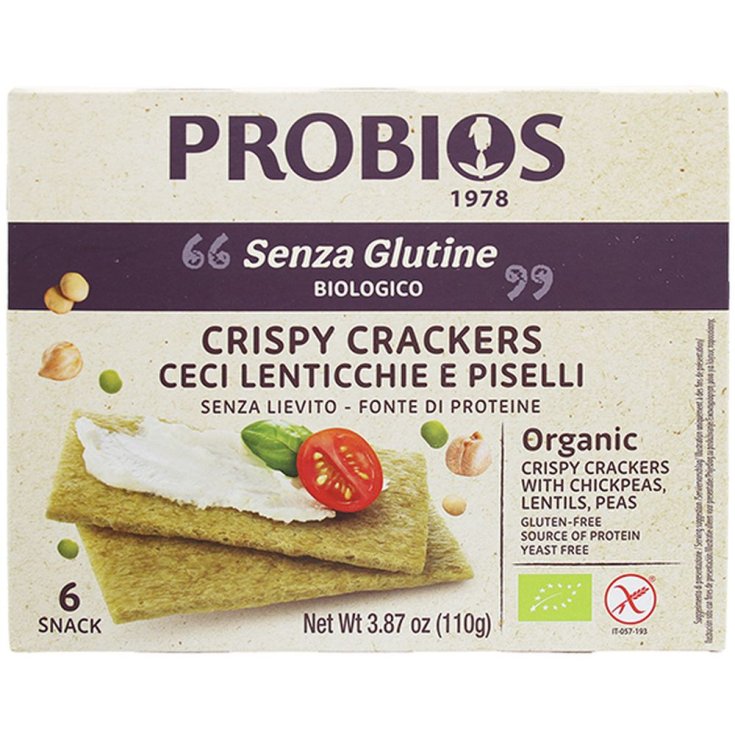 Crispy Crackers con Legumi Altri Cereali 110g Crispy Crackers con Legumi Altri Cereali 110g