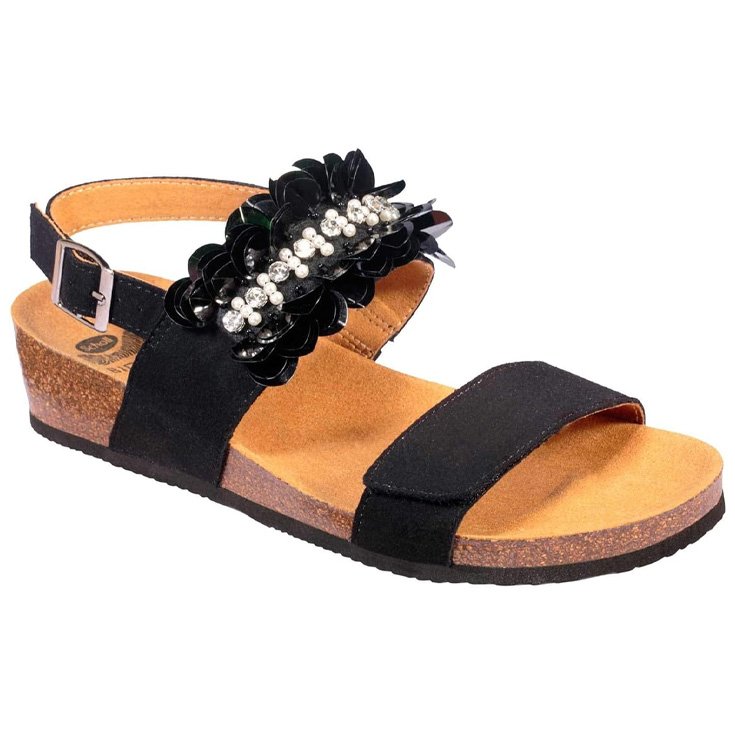 Chantal Sandalo Microfibra Black 36 Dr.Scholl&reg;
