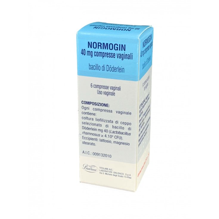 Normogin 40mg Compresse Vaginali 6 Compresse