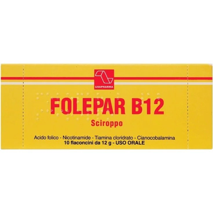 Folepar B12 Sciroppo 10 Flaconcini 12g