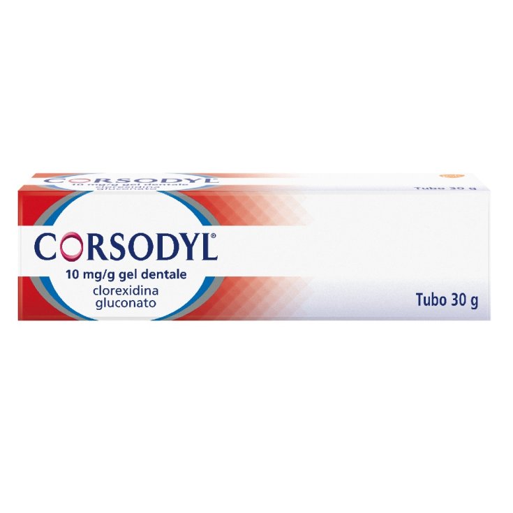 Corsodyl 1g/100g Gel Dentale Azione Disinfettante Del Cavo Orale Tubetto 30g Corsodyl 1g/100g Gel Dentale Azione Disinfettante Del Cavo Orale Tubetto 30g