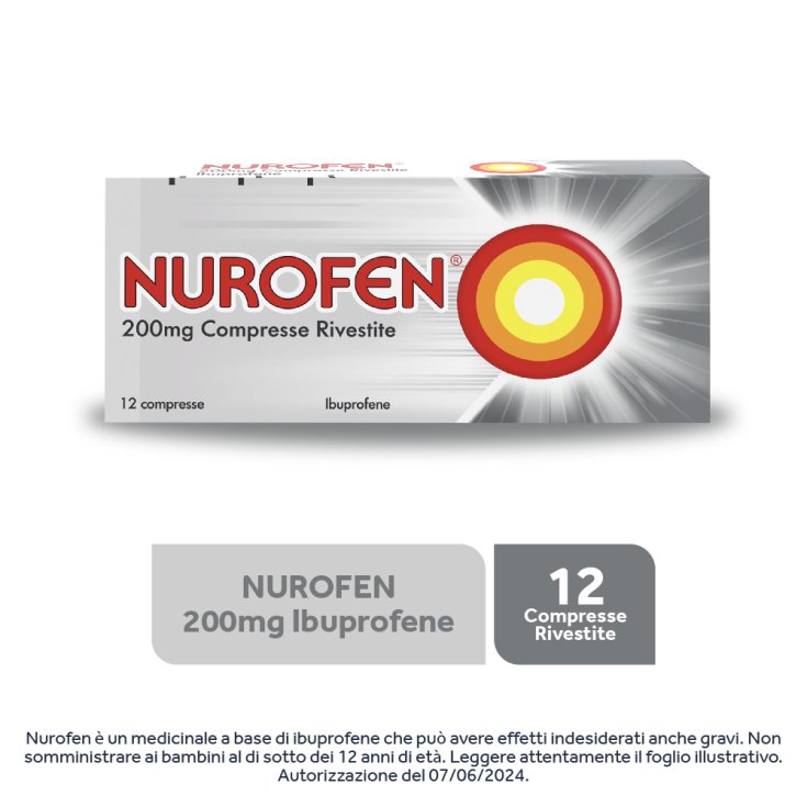 Nurofen 200 mg  12 Compresse Ibuprofene