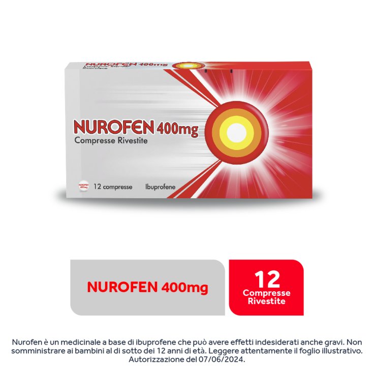 Nurofen 400 mg 12 Compresse Ibuprofene