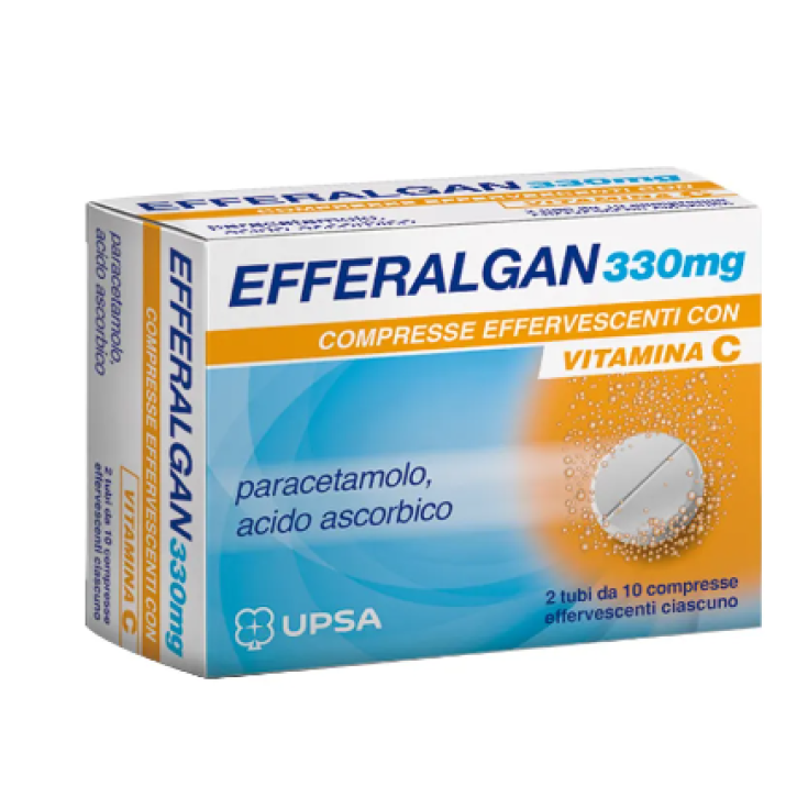 Efferalgan 330mg Paracetamolo Upsa 2x10 Compresse Effervescenti