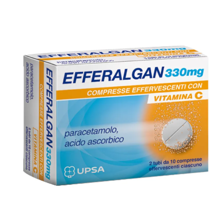 Efferalgan 330mg Paracetamolo Upsa 2x10 Compresse Effervescenti