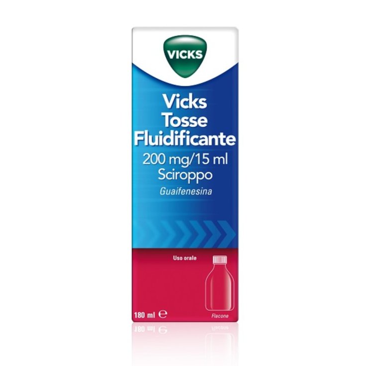 Vicks Tosse Fluidificante 1.33mg/ml Sciroppo 180ml