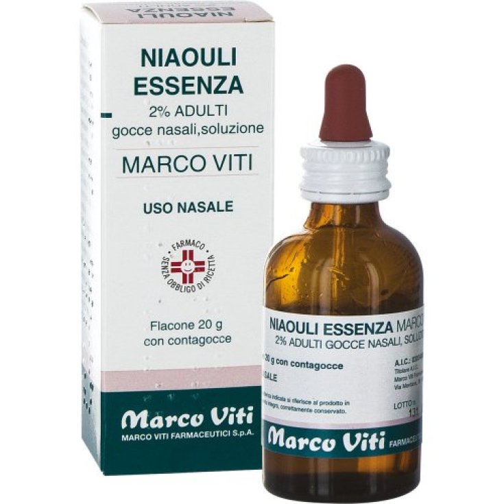 Niaouli Essenza Marco Viti 2% Gocce Nasali 20g