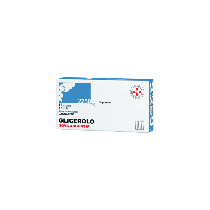 Glicerolo Nova Argentia 18 Supposte Adulti 2500mg