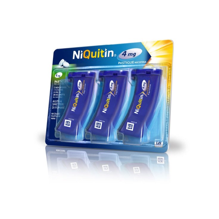NiQuitin 4mg Omega Chefaro 3x20 Pastiglie Mini