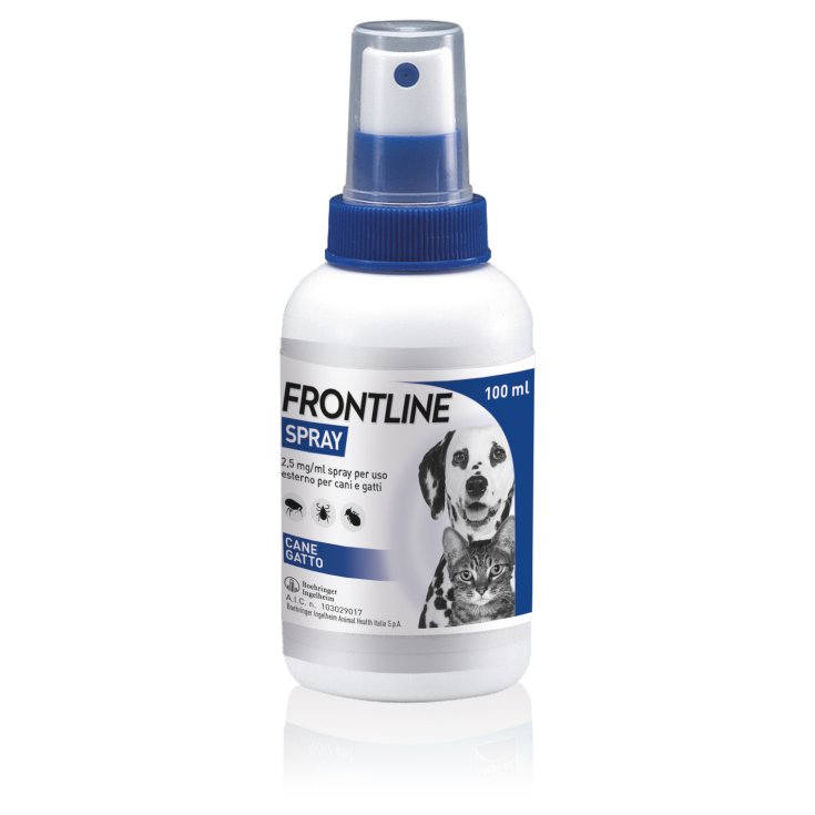 Frontline Spray Antiparassitario per Cani e Gatti 100 ml