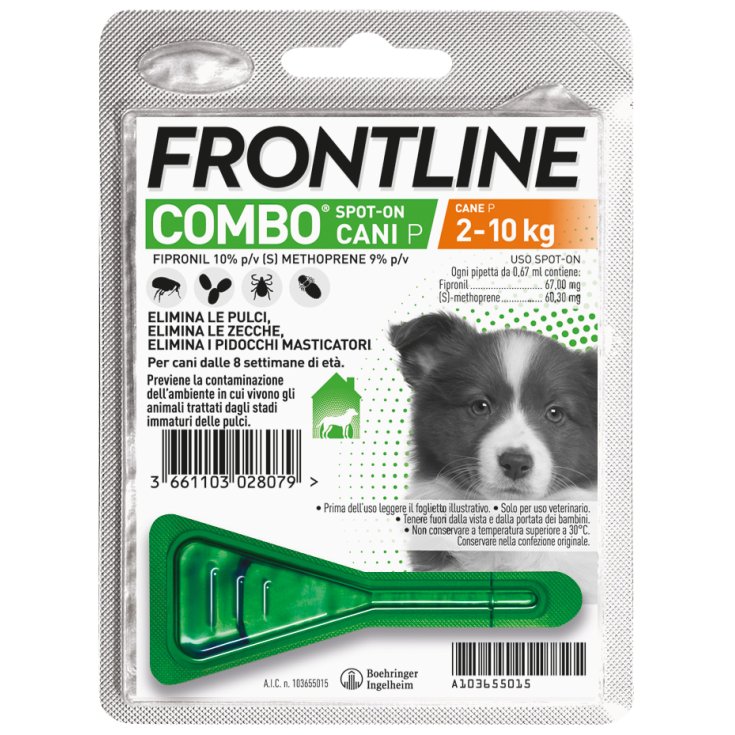 Frontline Combo Cani (2-10Kg), 1 Pipetta Antiparassitaria