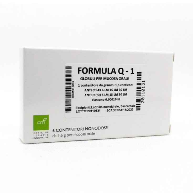 Formula Q1 OTI 6 Contenitori Monodosi