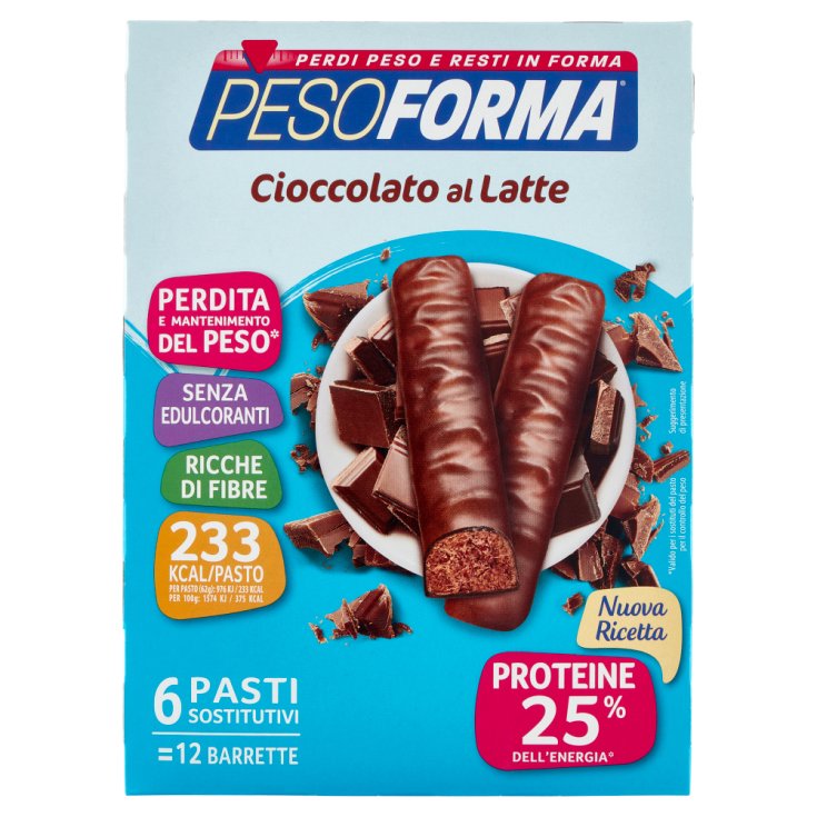 Barrette Cioccolato Al Latte Pesoforma 12 Barrette Barrette Cioccolato Al Latte Pesoforma 12 Barrette