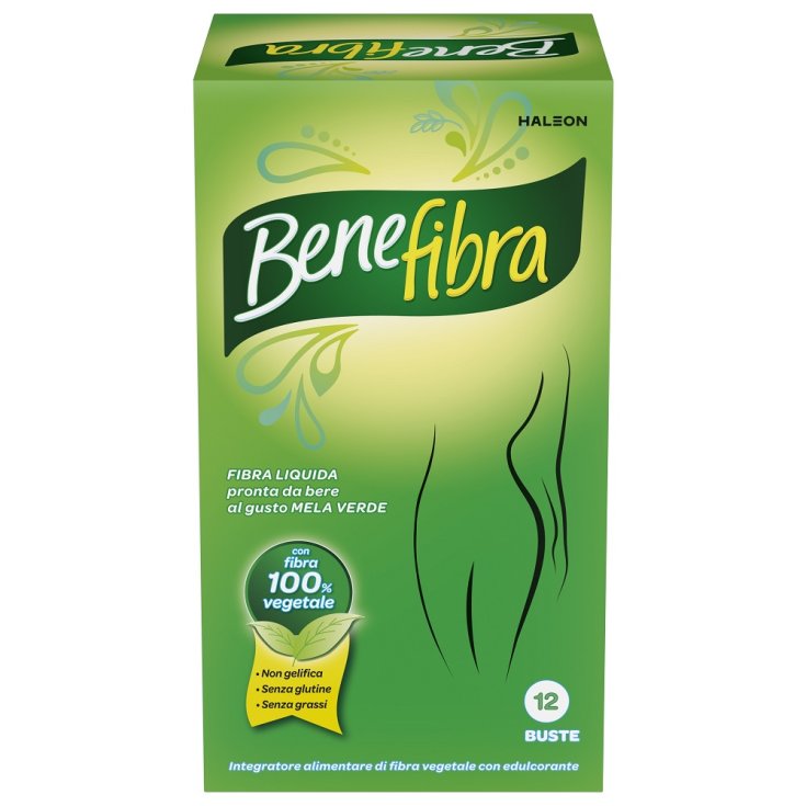 BeneFibra Liquida Favorisce L'Equilibrio della Flora Intestinale Integratore Alimentare 12 Buste