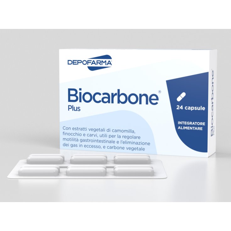 Biocarbone&reg; Plus&nbsp;DEPOFARMA 24 Capsule