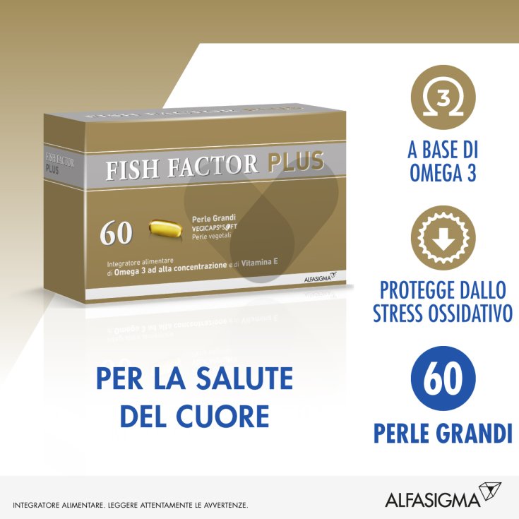 Fish Factor Plus Alfasigma 60 Perle Grandi
