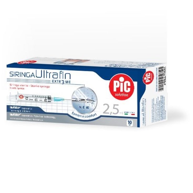 Siringa Ultrafin 2,5ml PIC 10 Pezzi