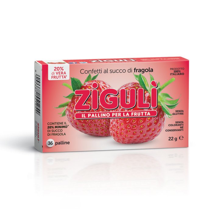 Ziguli Fragola 36 Palline 22g