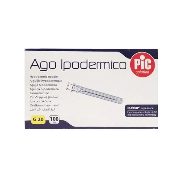 Ago Ipodermico G20&nbsp;0,9x40mm PIC 100 Pezzi