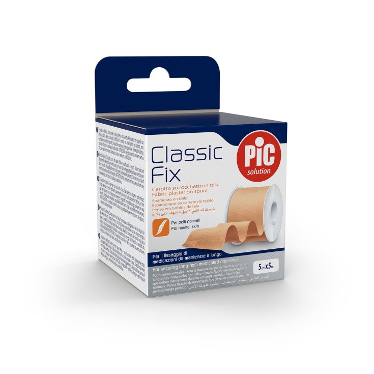 Classic Fix 5cm&nbsp;x&nbsp;5m&nbsp;Cerotto su Rocchetto in Tela Pelle PIC