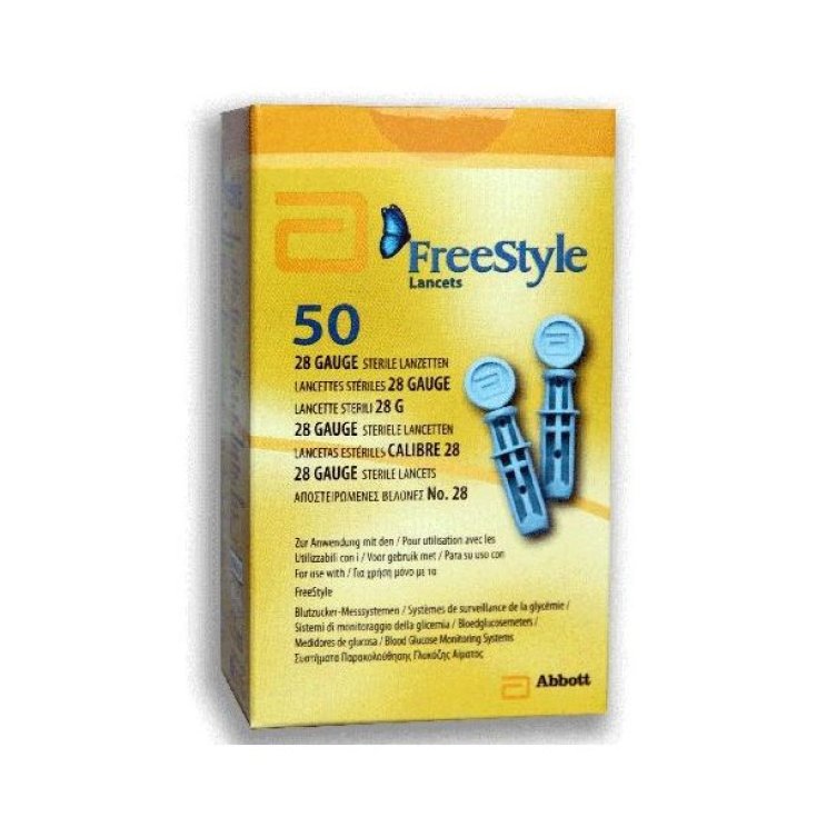 Freestyle Lancette Glicemia Abbott 50 Lancette