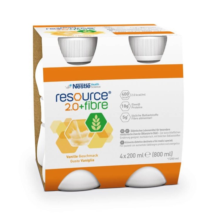 Resource 2,0+Fibre Vaniglia Nestl&eacute; Health Science 200ml