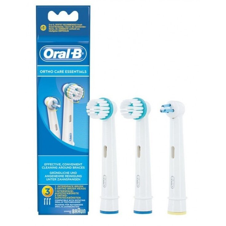 Oral-B&reg; Ortho Care Essentials - Testine di Ricambio 3 Pezzi