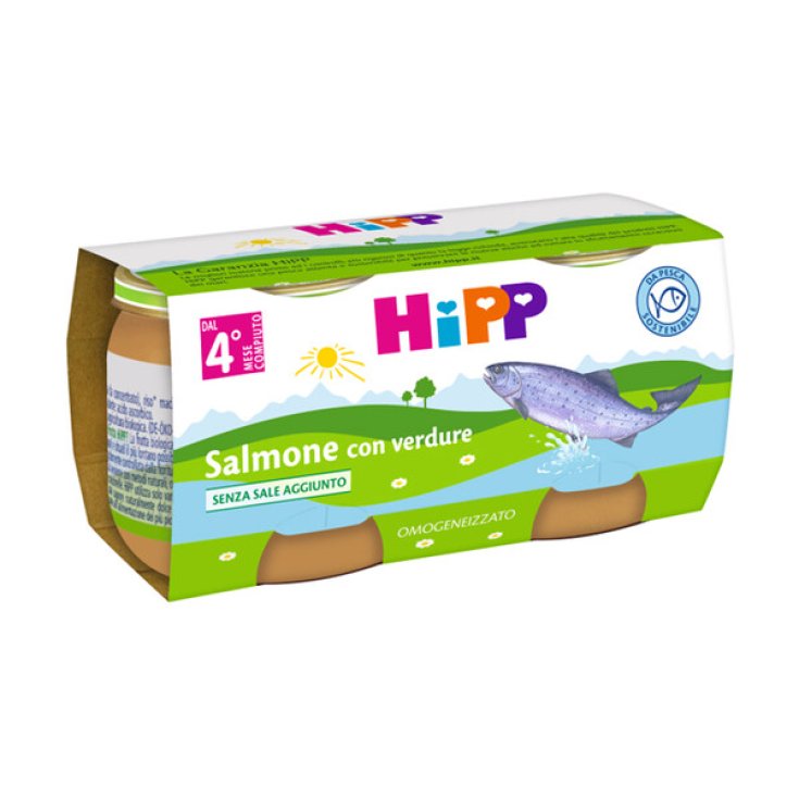 Salmone con Verdure&nbsp;HiPP Biologico 2x80g