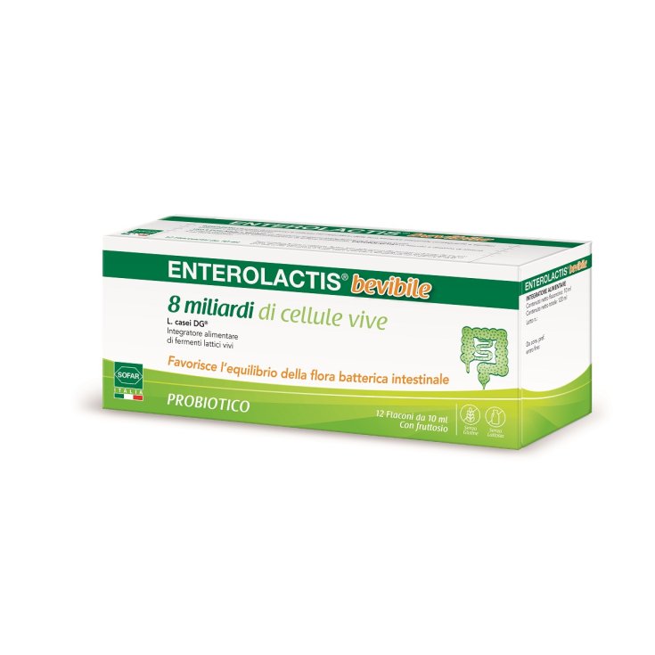 Enterolactis Bevibile Sofar 12 Flaconcini Da 10ml