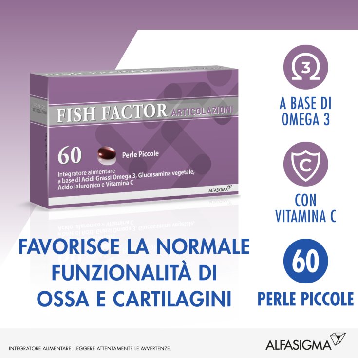 Fish Factor Articolazioni Alfasigma 60 Perle Piccole