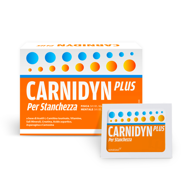Carnidyn Plus Alfasigma 20 Bustine Arancia Carnidyn Plus Alfasigma 20 Bustine Arancia